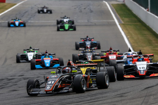 Kush Maini Spa Francorchamps Callan O'Keeffe M2 Competition Formula Renault Eurocup